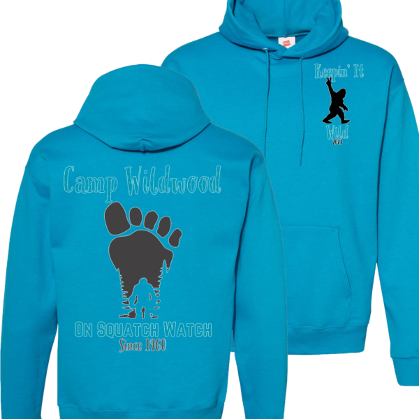 Youth teal foot hood